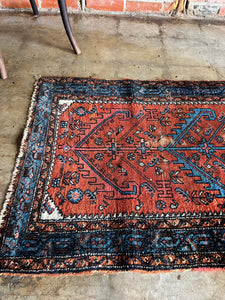 Payam, vintage Persian Hamedan rug, 2'5 x 3'9