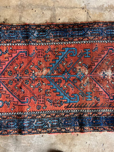 Payam, vintage Persian Hamedan rug, 2'5 x 3'9