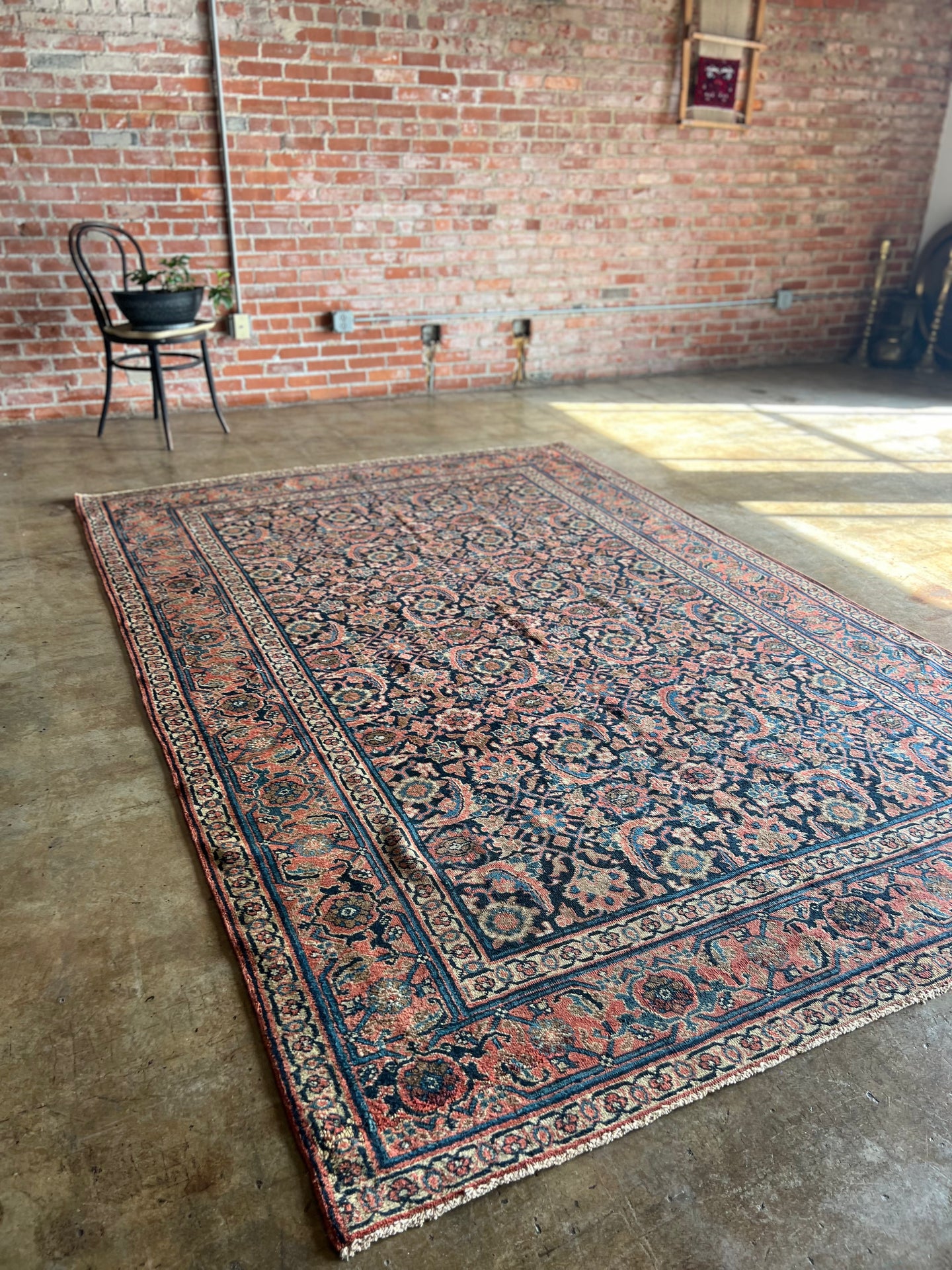 Tavana, Antique Persian Tabriz, 6’10 x 10’3