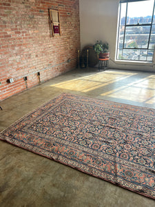 Tavana, Antique Persian Tabriz, 6’10 x 10’3