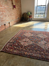 Load image into Gallery viewer, Chehrazar, Antique Khamseh tribal rug, 1920s, 6’9 x 9’10
