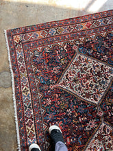 Load image into Gallery viewer, Chehrazar, Antique Khamseh tribal rug, 1920s, 6’9 x 9’10
