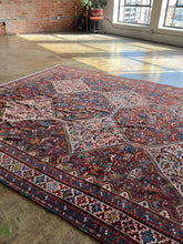 Load image into Gallery viewer, Chehrazar, Antique Khamseh tribal rug, 1920s, 6’9 x 9’10
