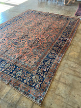 Load image into Gallery viewer, Leyla, Antique Persian Kashan rug, 8&#39;7 x 11&#39;7
