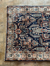 Load image into Gallery viewer, Gharib, Antique Persian Blue Sarouk, 4&#39;1 x 6&#39;7
