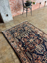 Load image into Gallery viewer, Gharib, Antique Persian Blue Sarouk, 4&#39;1 x 6&#39;7
