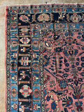 Load image into Gallery viewer, Tahib, Circa 1910, Antique Persian Lilian, 8’10 x 12
