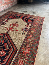 Load image into Gallery viewer, Jannat, antique camel hair Persian tribal rug, 3 x 6’9
