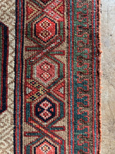 Load image into Gallery viewer, Jannat, antique camel hair Persian tribal rug, 3 x 6’9
