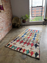 Load image into Gallery viewer, Amine, Beni Ourain Moroccan Rug, mid 20th C, 4’1 x 7

