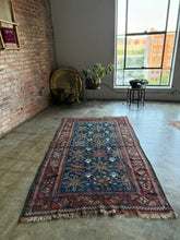 Load image into Gallery viewer, Xamira,  Early 20th C,  Persian Quchan Kurdish Rug, 4&#39; 4&quot; x 7&#39; 2
