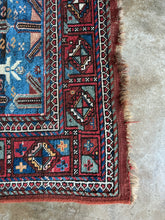 Load image into Gallery viewer, Xamira,  Early 20th C,  Persian Quchan Kurdish Rug, 4&#39; 4&quot; x 7&#39; 2
