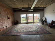 Load image into Gallery viewer, Maryam, antique Persian Heriz/Serapi, 14&#39;4 x 15&#39;
