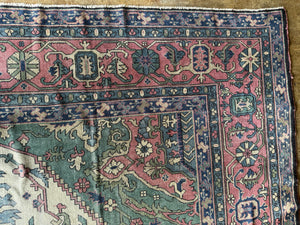 Maryam, antique Persian Heriz/Serapi, 14'4 x 15'