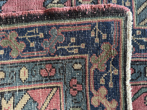 Maryam, antique Persian Heriz/Serapi, 14'4 x 15'