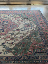 Load image into Gallery viewer, Maryam, antique Persian Heriz/Serapi, 14&#39;4 x 15&#39;
