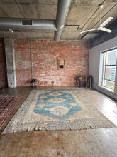 Load image into Gallery viewer, Emir, Antique Turkish Oushak, 9&#39;6 x 12&#39;10
