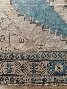 Emir, Antique Turkish Oushak, 9'6 x 12'10