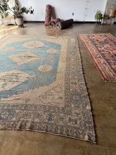 Load image into Gallery viewer, Emir, Antique Turkish Oushak, 9&#39;6 x 12&#39;10
