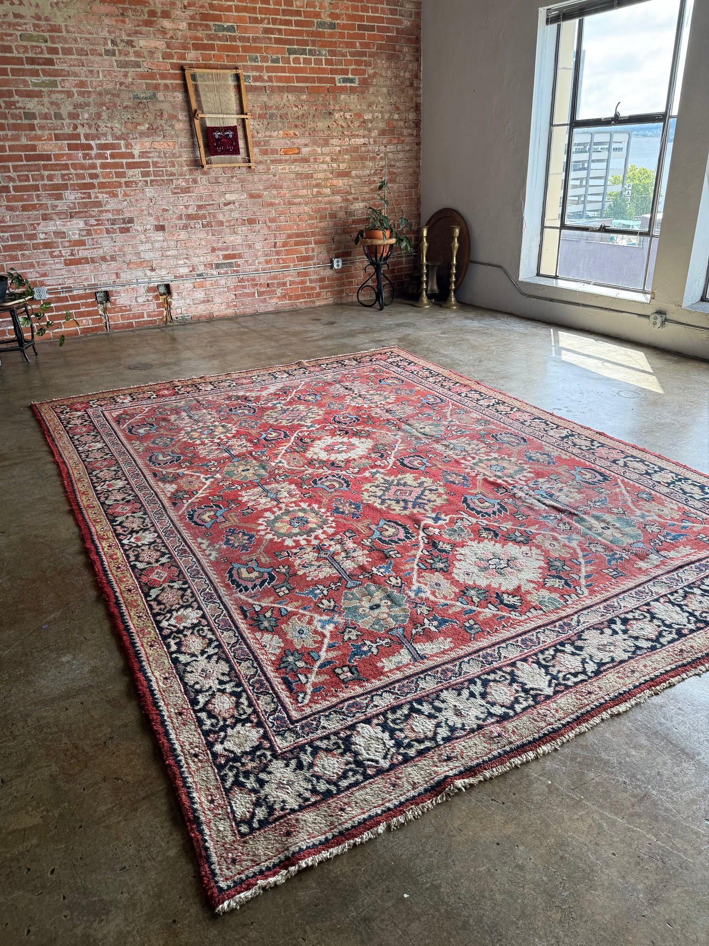 Taymaz, vintage Persian Mahal, 8'7 x 12'1