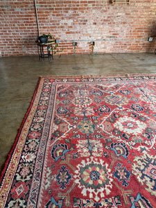 Taymaz, vintage Persian Mahal, 8'7 x 12'1