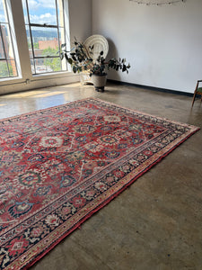 Taymaz, vintage Persian Mahal, 8'7 x 12'1