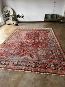 Taymaz, vintage Persian Mahal, 8'7 x 12'1