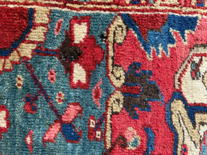 Delaram, vintage Persian Heriz, 8 x 11'9