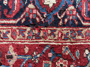 Delaram, vintage Persian Heriz, 8 x 11'9