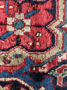 Delaram, vintage Persian Heriz, 8 x 11'9