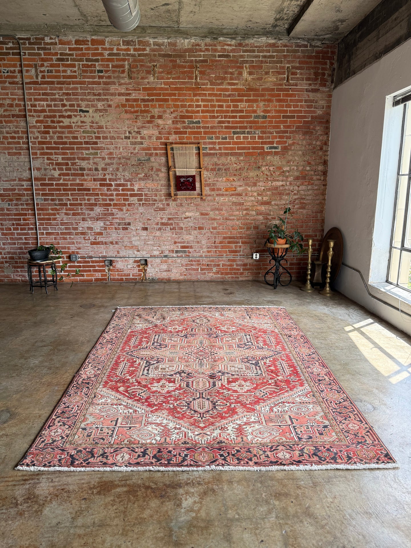 Diba, vintage Persian Heriz, 6'10 x 9'5