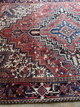 Load image into Gallery viewer, Lina, vintage Persian Heriz, 7&#39;7 x 10&#39;11
