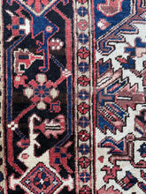 Load image into Gallery viewer, Lina, vintage Persian Heriz, 7&#39;7 x 10&#39;11
