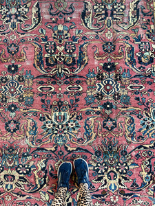 Ankin, Antique Persian Lilian, 1920s 8’10 x 12’