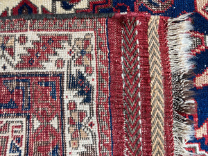 Vadood, antique Afshar tribal rug, 4x5’