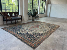 Load image into Gallery viewer, Kamyar, Antique Persian Bidjar rug, 8’10 x 12’6
