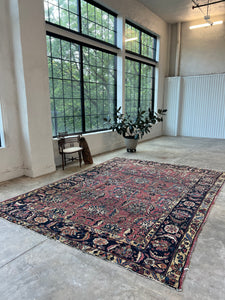Ankin, Antique Persian Lilian, 1920s 8’10 x 12’