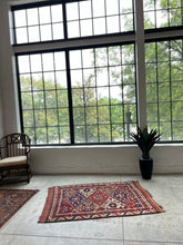 Load image into Gallery viewer, Vadood, antique Afshar tribal rug, 4x5’
