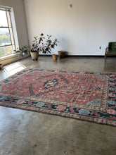 Load and play video in Gallery viewer, Baha, antique Persian Heriz/Serapi, 8’9 x 11’3
