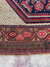 Load and play video in Gallery viewer, Jannat, antique camel hair Persian tribal rug, 3 x 6’9

