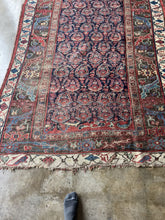 Load and play video in Gallery viewer, Daniyal, Antique Persian Bidjar circa 1880s, 5&#39;2 x 11
