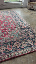 Load and play video in Gallery viewer, Zahra, vintage Persian Mahal, 9’10 x 13’7
