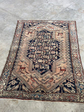 Load and play video in Gallery viewer, Zand, antique Persian Malayer rug, circa 1920, 4’2 x 6
