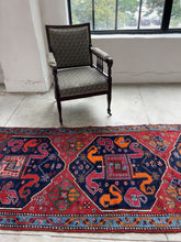 Load and play video in Gallery viewer, Nima, antique Persian Karabagh runner, 3’6 x 9’1

