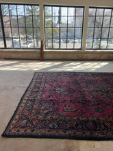 Load and play video in Gallery viewer, Armig, antique Persian Lilian rug, 8’10 x 11’8
