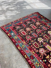Load and play video in Gallery viewer, Orang, vintage Hamadan scatter rug, 2’6 x 4’8
