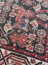 Load and play video in Gallery viewer, Jalal, vintage Persian runner, 3’6 x 9’8
