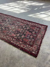 Load and play video in Gallery viewer, Jalal, vintage Persian runner, 3’6 x 9’8
