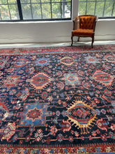 Load and play video in Gallery viewer, Aryana, Antique Persian Karajeh rug circa 1910, 11’10 x 14’4
