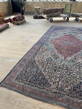 Load and play video in Gallery viewer, Antique Persian Joshegan, early 20th C, 6’8 x 14’
